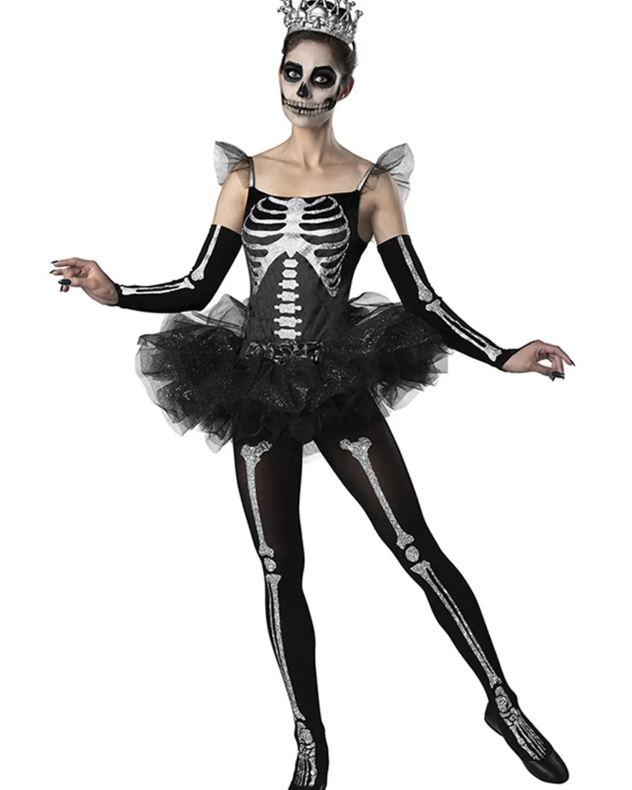 In Character Skeleton Ballerina Womens Costume>Women Women's Costumes