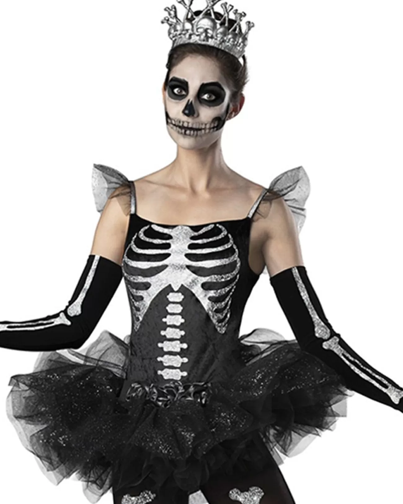 In Character Skeleton Ballerina Womens Costume>Women Women's Costumes