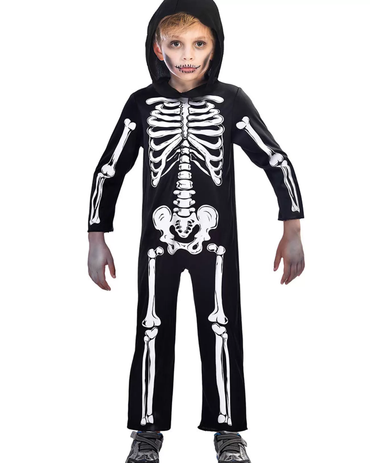 Amscan AU Skeleton Jumpsuit Kids Costume>Kids Kids Costumes