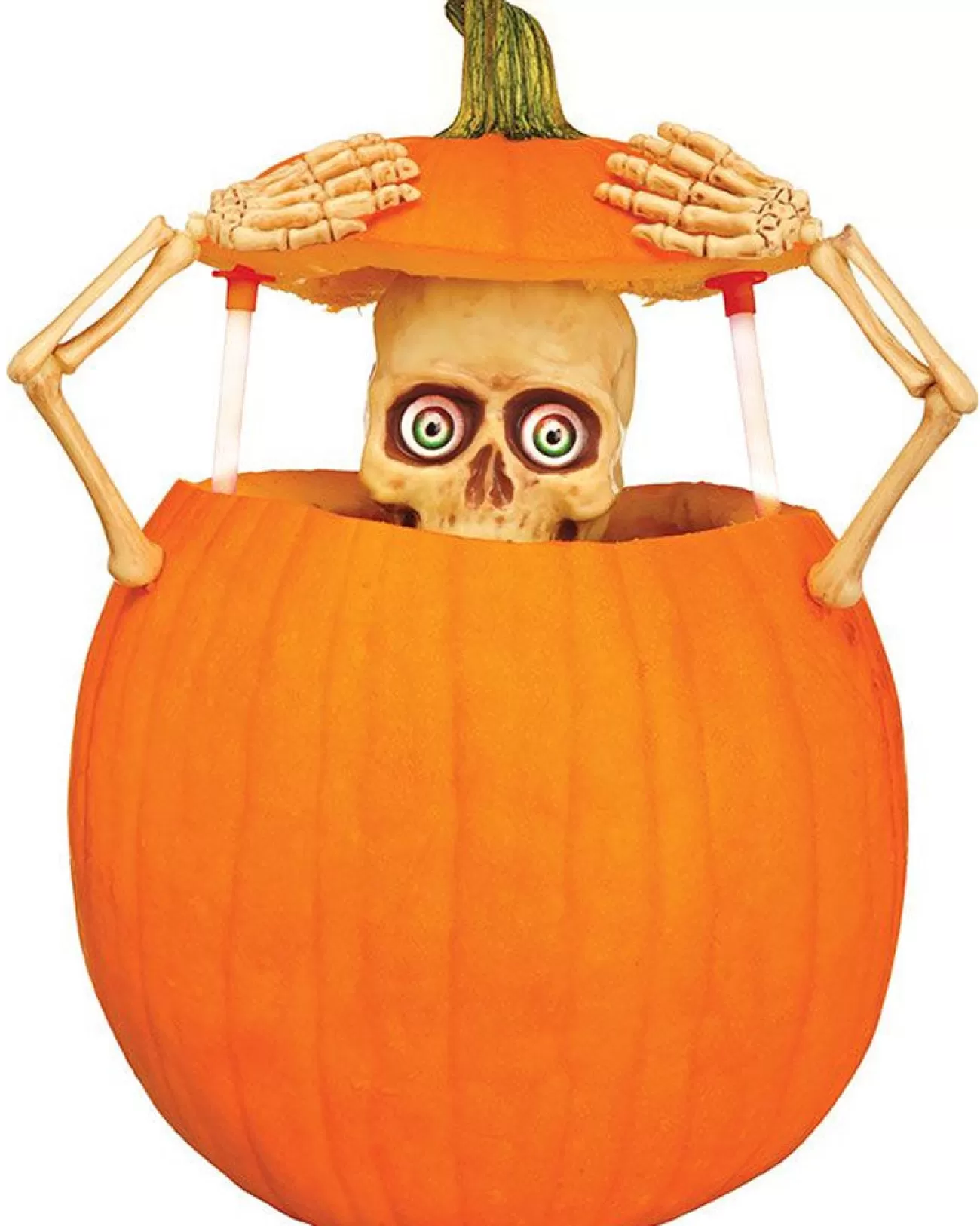 Fun World Skeleton Pumpkin Peeper Light Up Carving Kit> Scary Skeletons