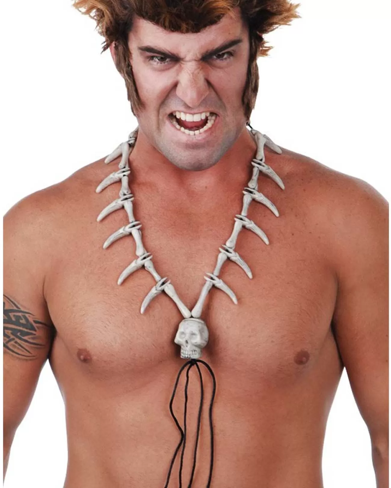 Tomfoolery Skull And Teeth Necklace> Halloween Accessories