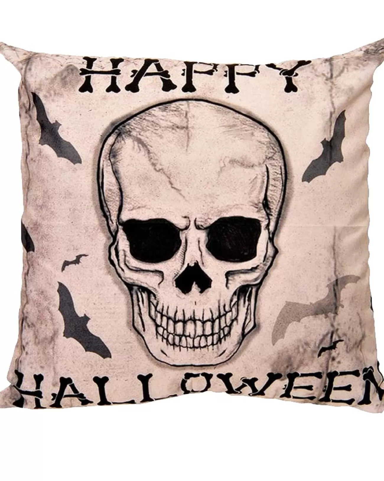 Fun World Skull Happy Halloween Trendy Pillow Cover> Scary Skeletons