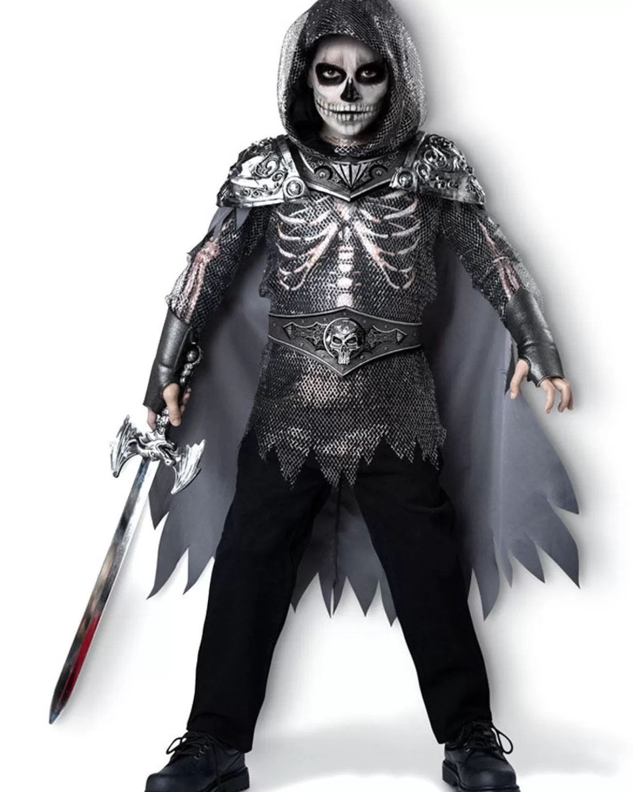 In Character Skull Knight Deluxe Boys Costume>Kids Kids Costumes