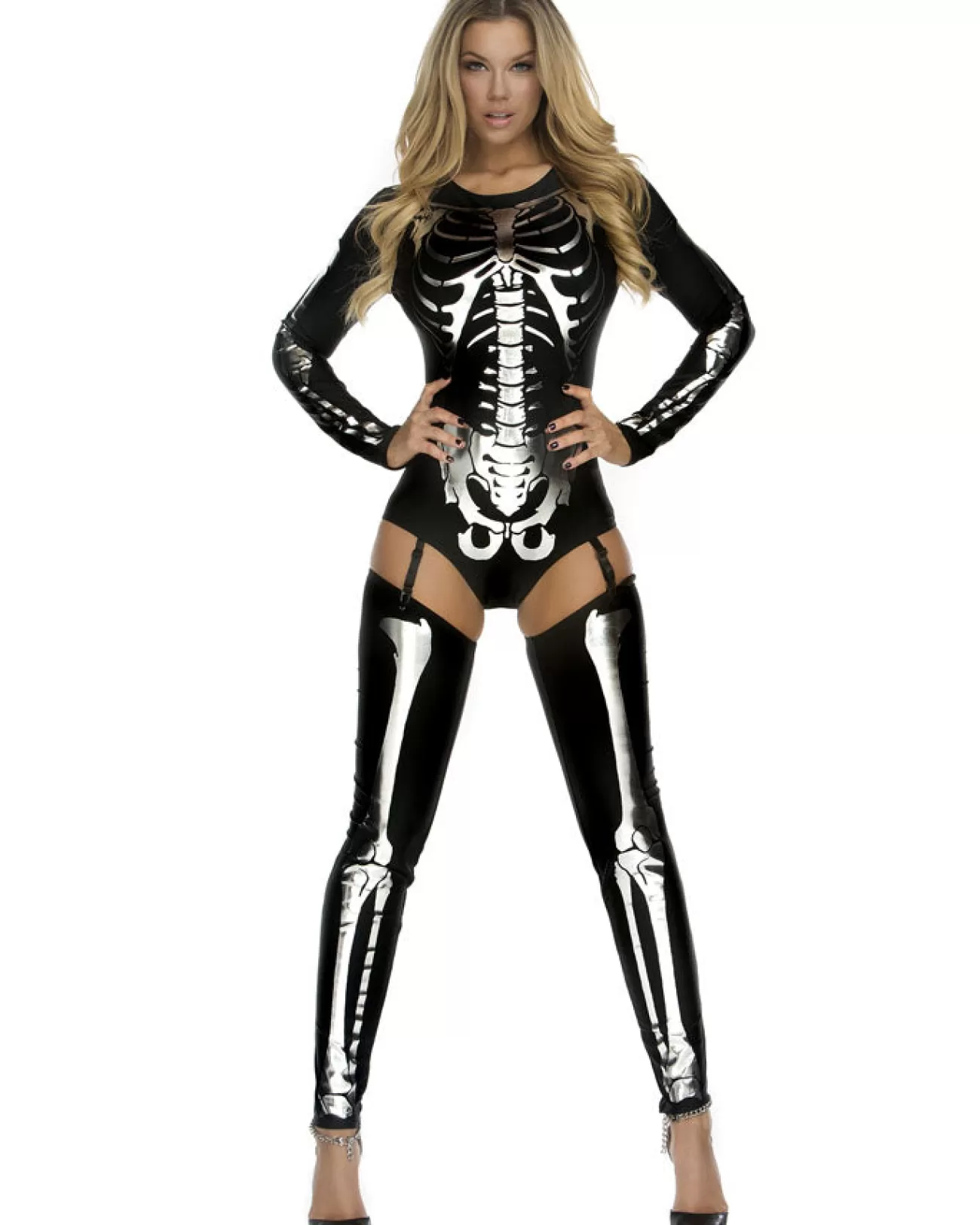 Forplay Snazzy Skeleton Womens Costume>Women Women's Costumes