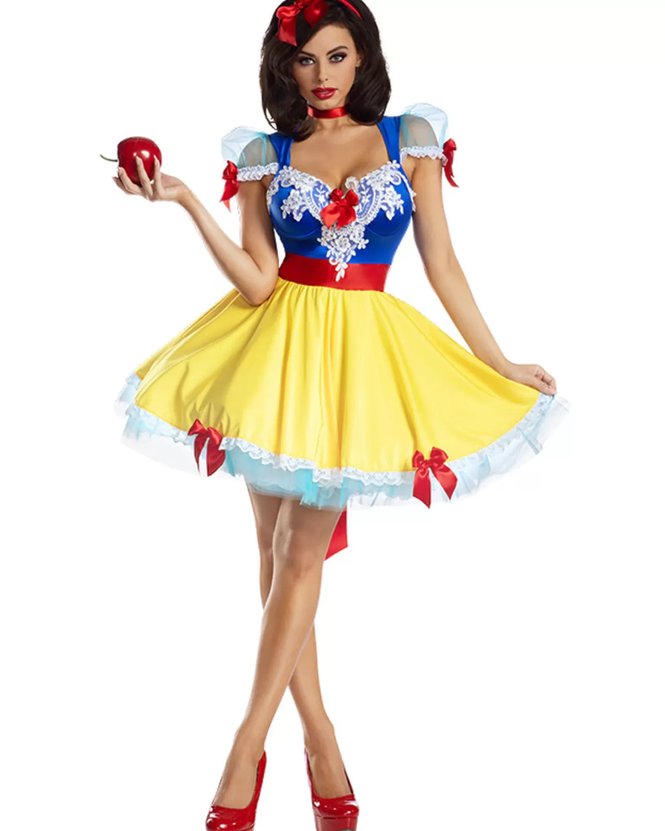 Party King Snow Apple Princess Womens Costume>Women Women's Costumes