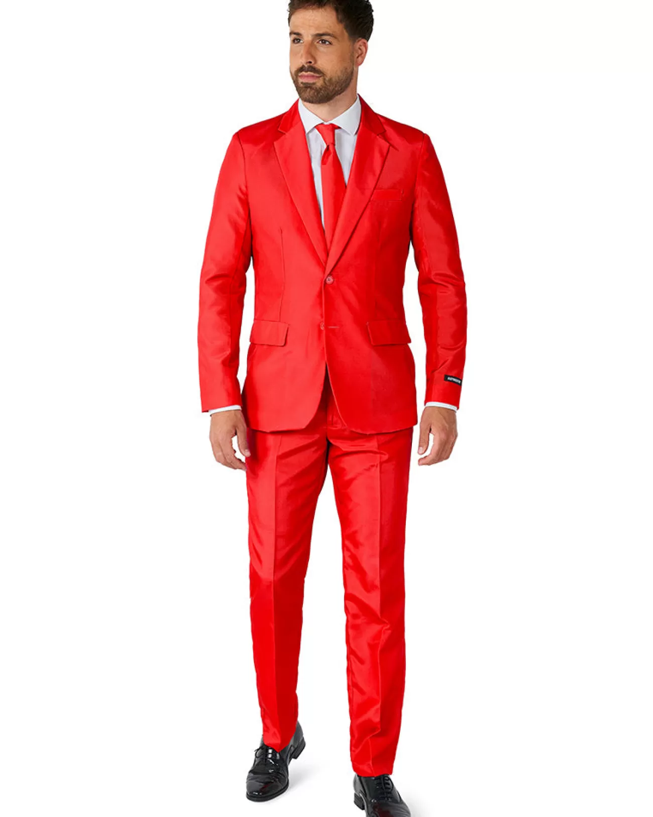 Opposuits Solid Red Suitmeister> Devils &Amp; Angels