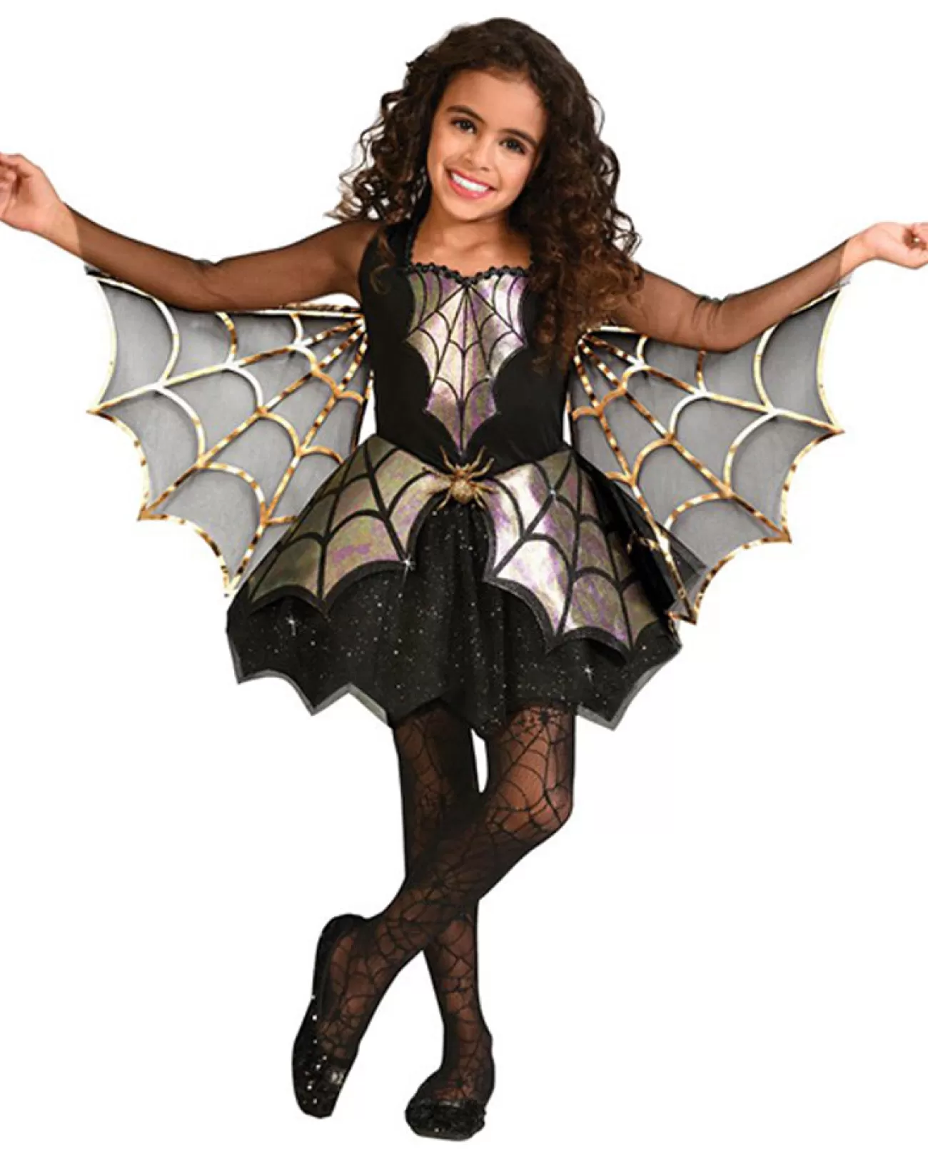 Amscan AU Spider Girl Iridescent Kids Costume>Kids Kids Costumes