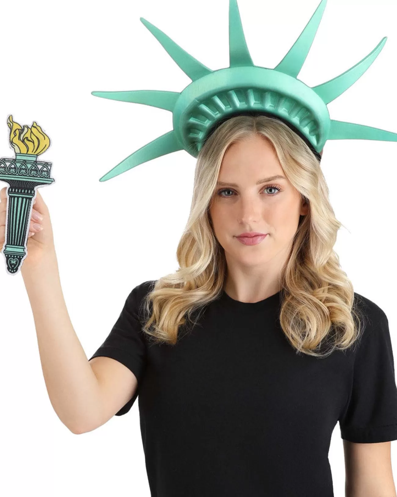 Elope Statue Of Liberty Headband And Torch Set> Halloween Hats