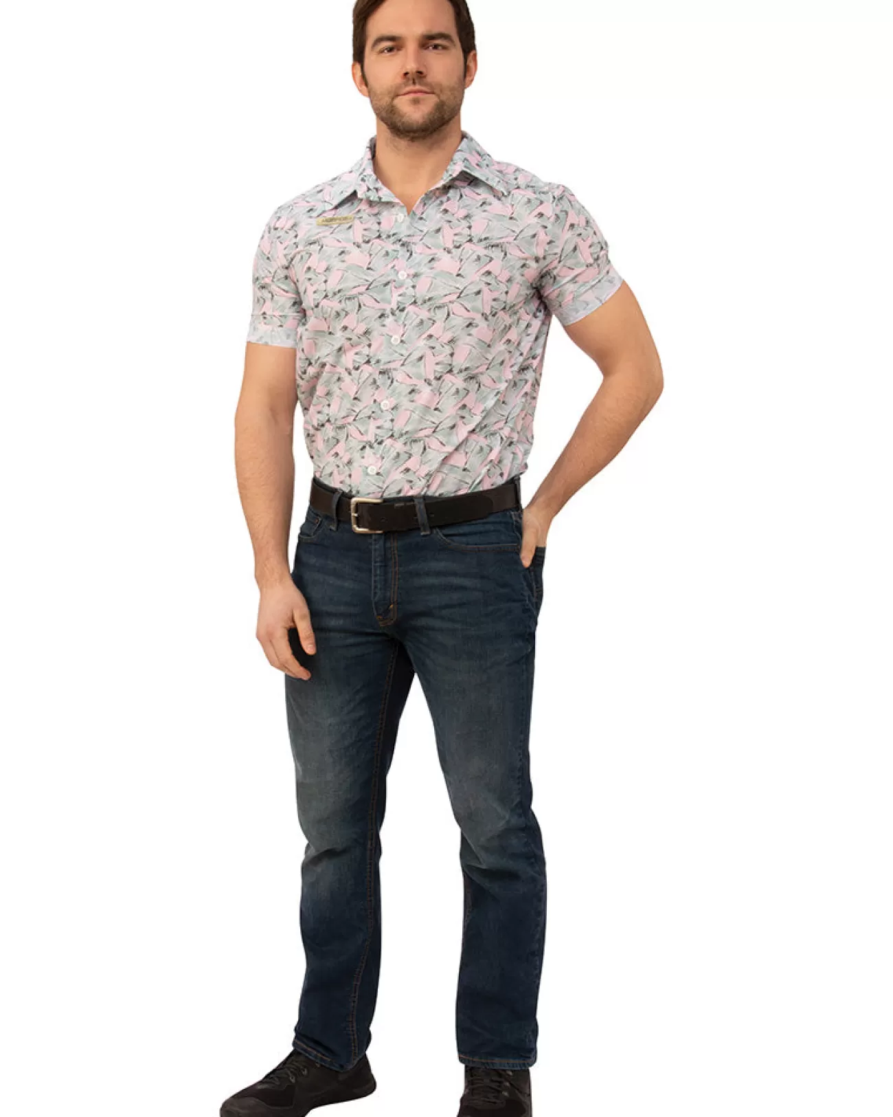 Rubies Stranger Things Jim Hopper Mens Hawaiian Shirt>Men Men's Costumes