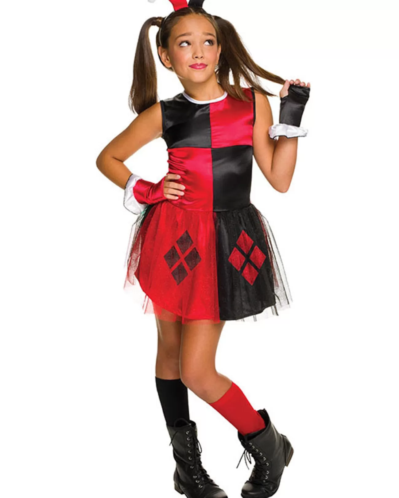 Rubies Super Villain Harley Quinn Tutu Girls Costume>Kids Kids Costumes