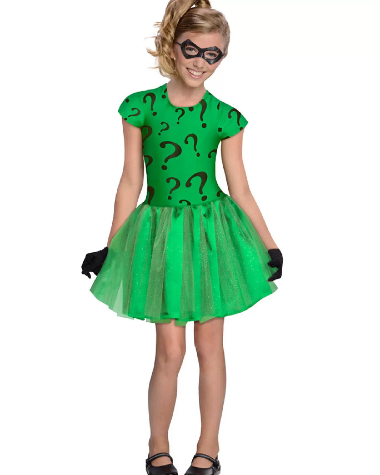 Rubies Super Villains Riddler Tutu Girls Costume>Kids Kids Costumes