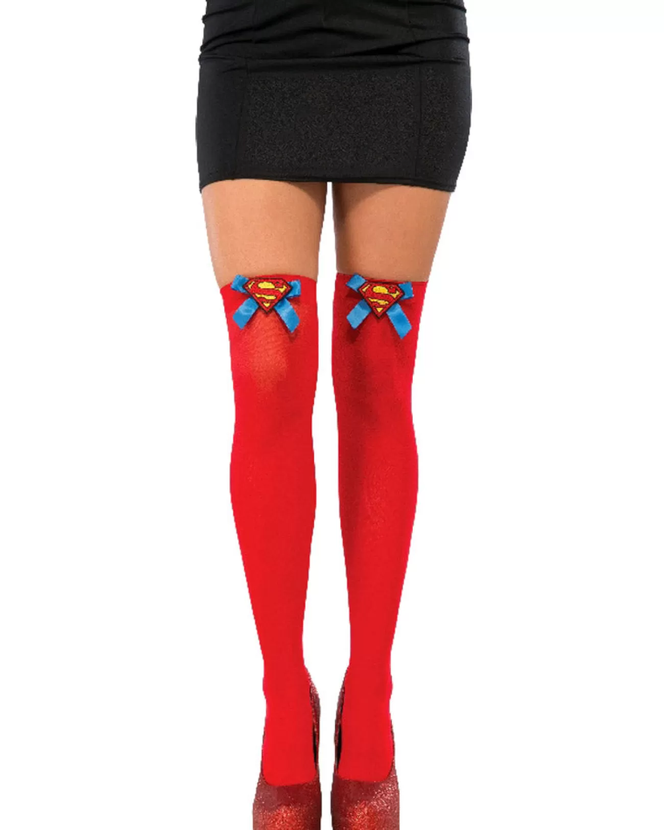 Rubies Supergirl Thigh High Stockings> Halloween Hosiery