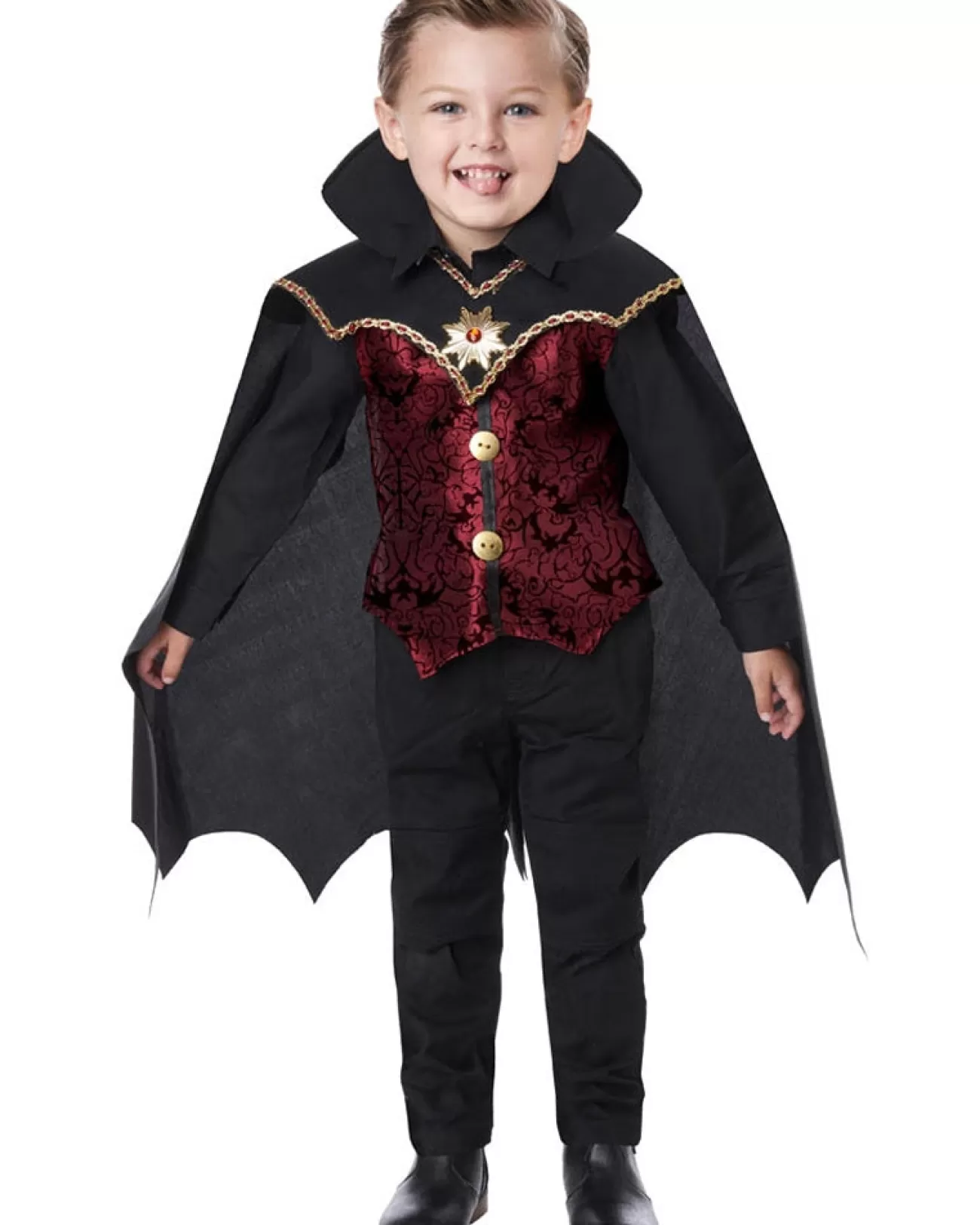 California Costumes Swanky Vampire Toddler Boys Costume>Kids Kids Costumes