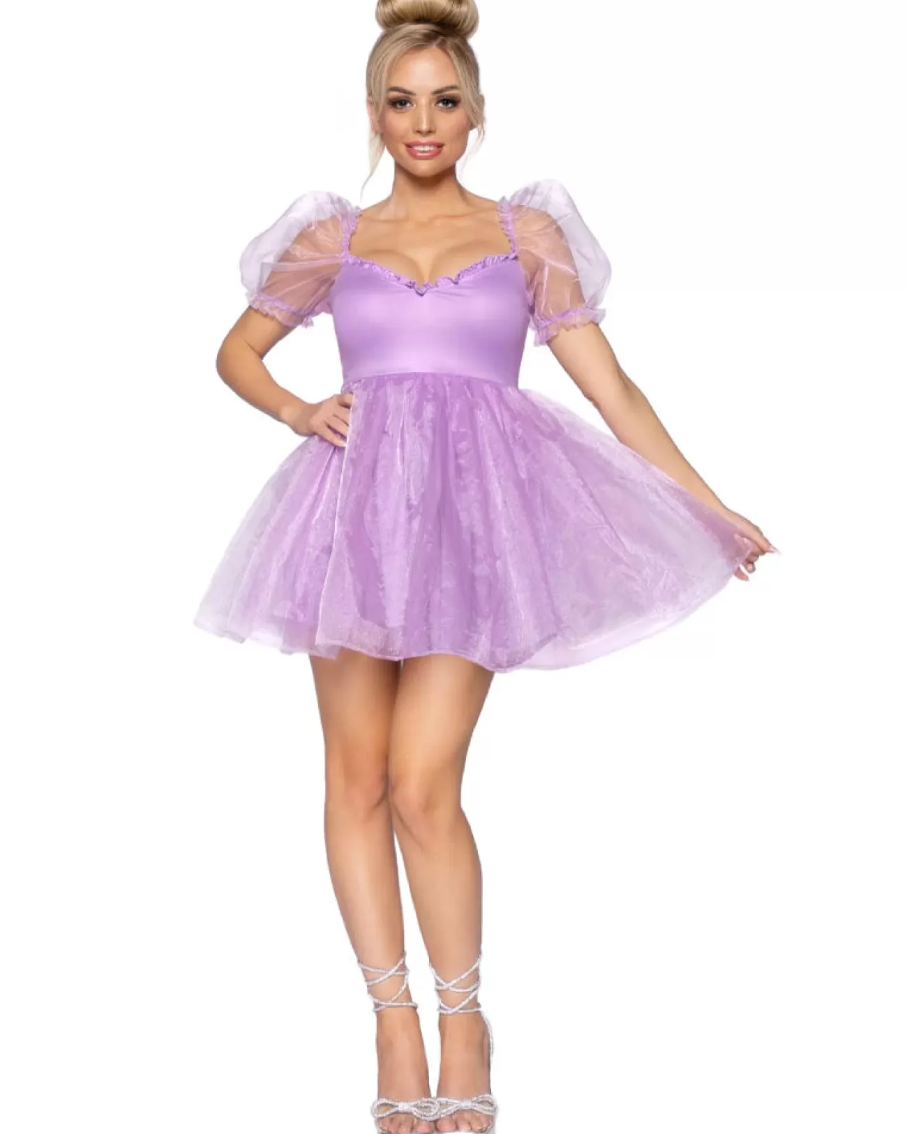 Leg Avenue Sweetheart Babydoll Lavender Womens Costume>Women Women's Costumes