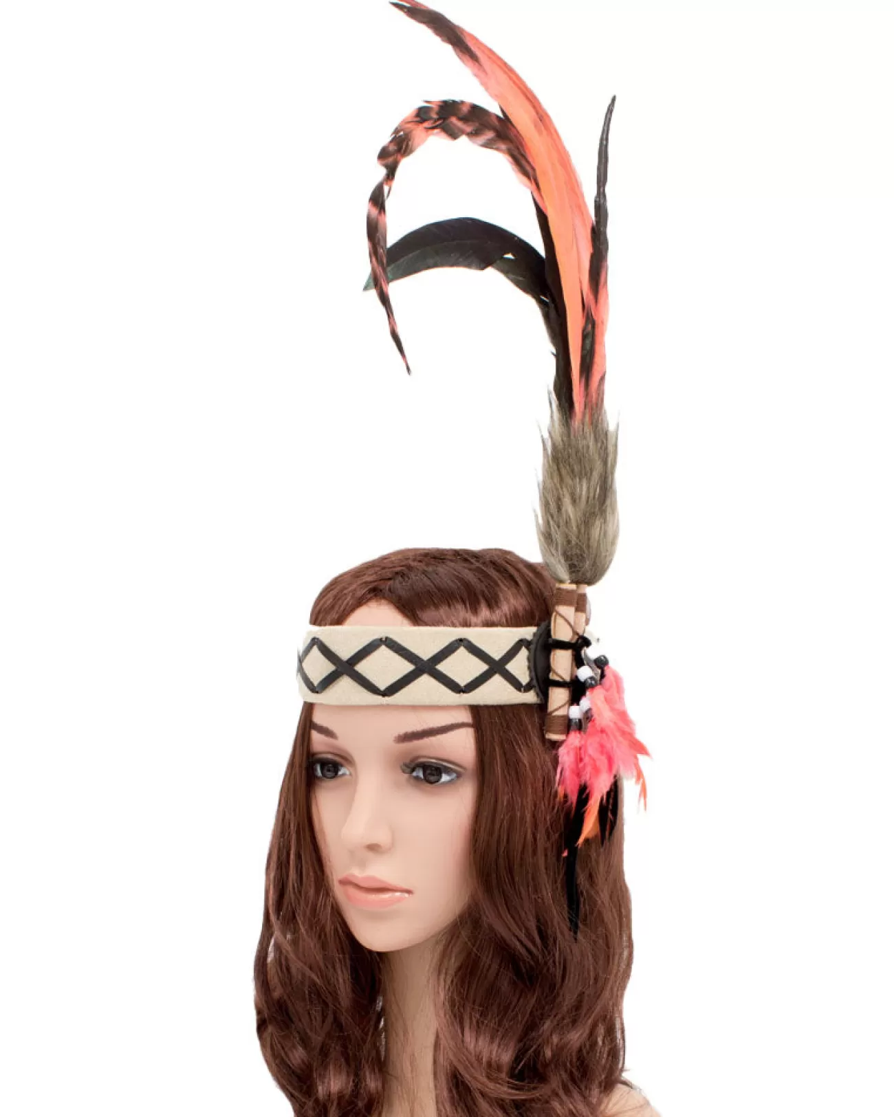 Interalia Tan Tribal Headband> Halloween Hats