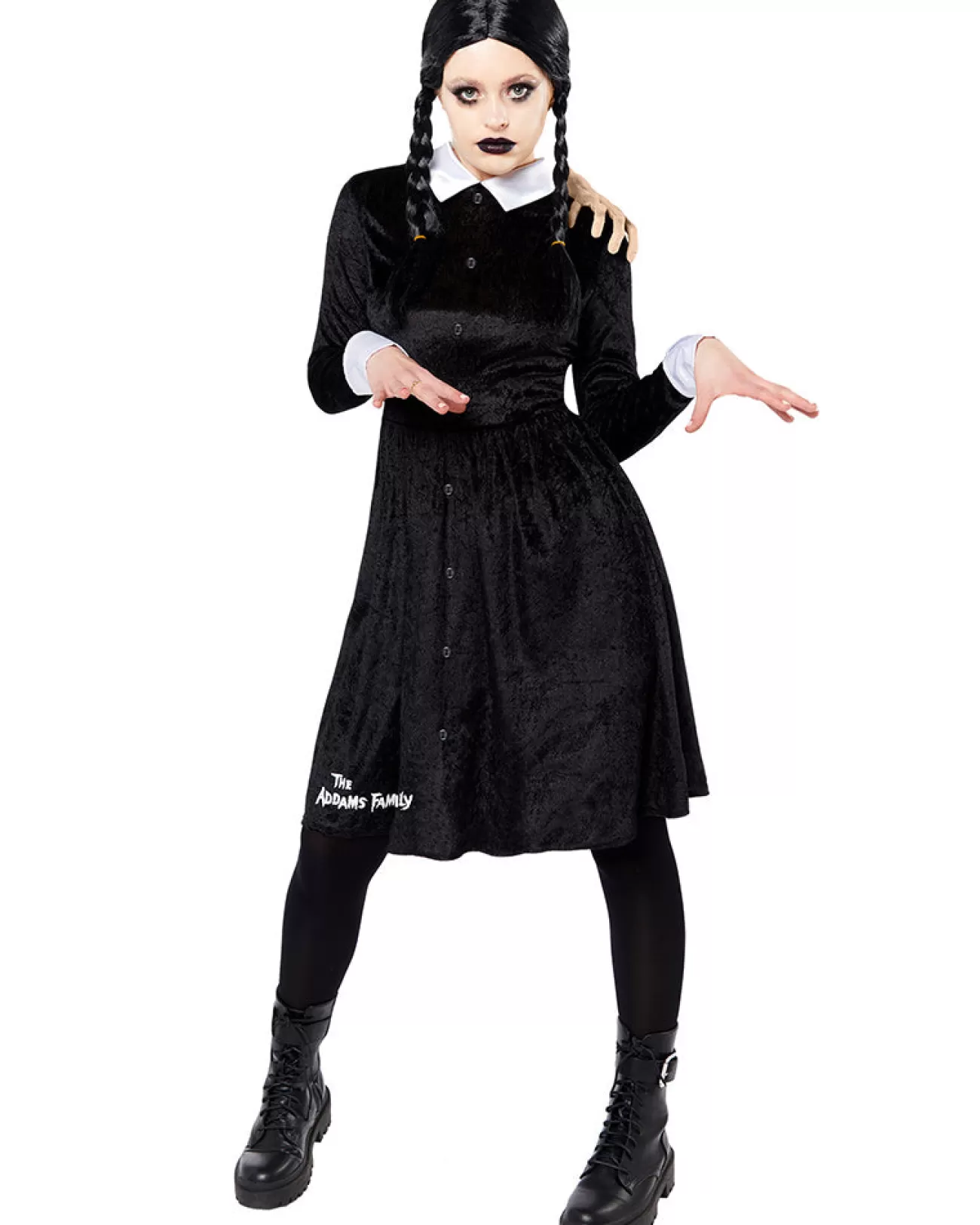 Amscan AU The Addams Family Wednesday Womens Costume>Women Women's Costumes