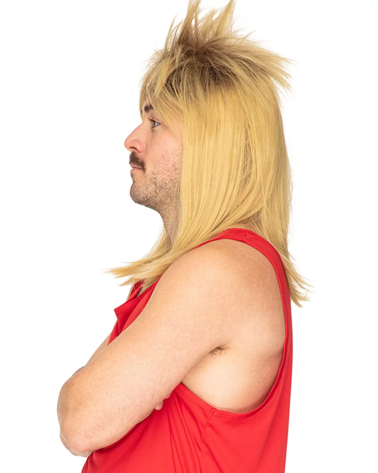 * The Cappa 80S Deluxe Super Mullet Wig> Halloween Wigs