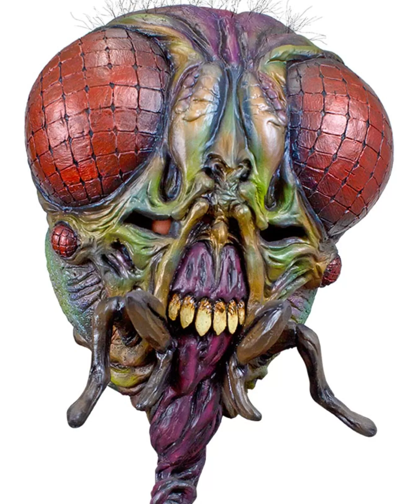 Ghoulish Productions The Fly Deluxe Mask> Halloween Masks