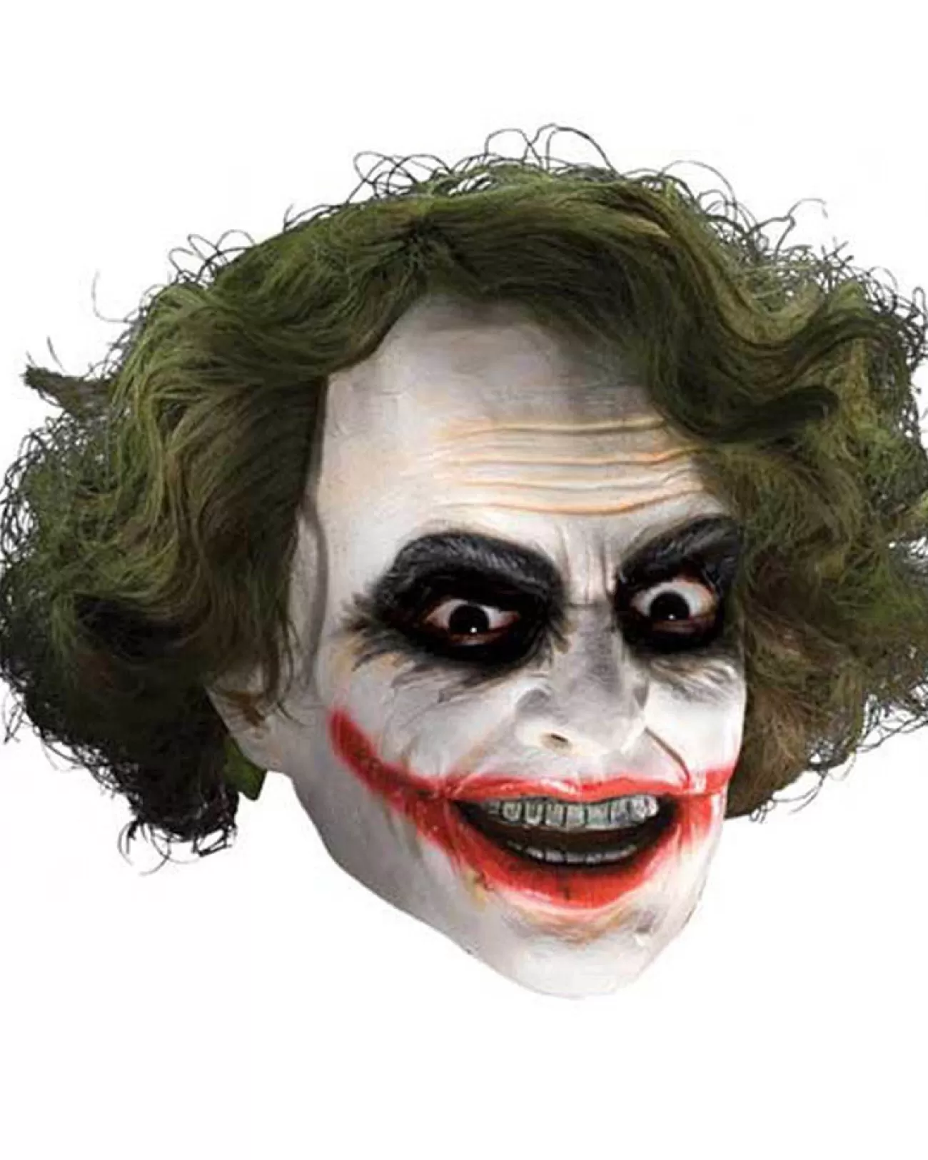 Rubies The Joker Adult Three Quarter Mask With Hair> Halloween Masks