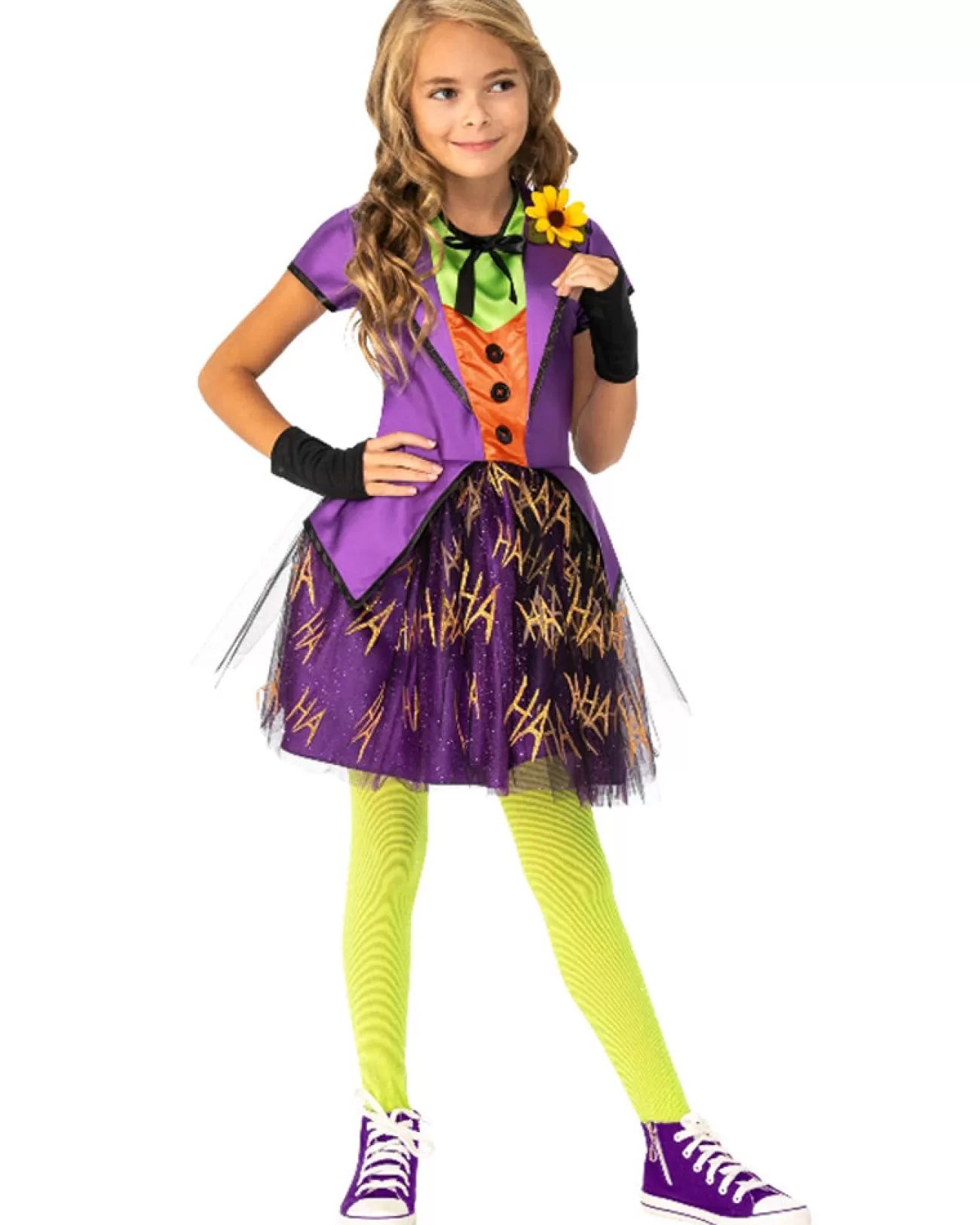 Rubies The Joker Tutu Dress Deluxe Girls Costume>Kids Kids Costumes