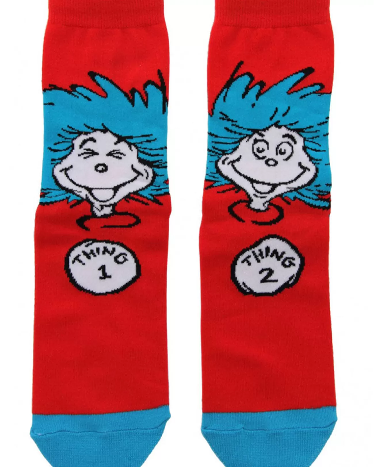 Elope Thing 1 & 2 Costume Crew Socks> Halloween Hosiery