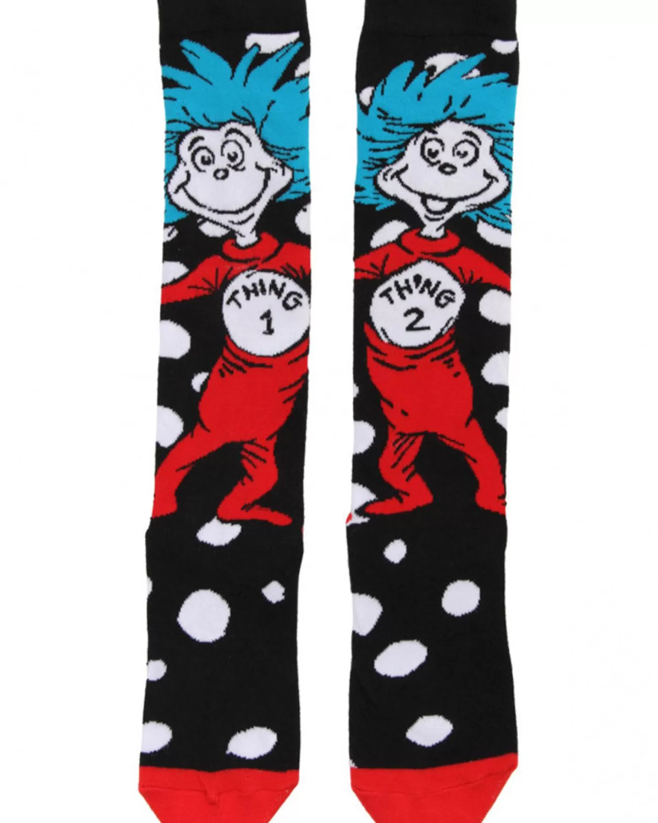 Elope Thing 1 & 2 Knee High Costume Socks> Halloween Hosiery