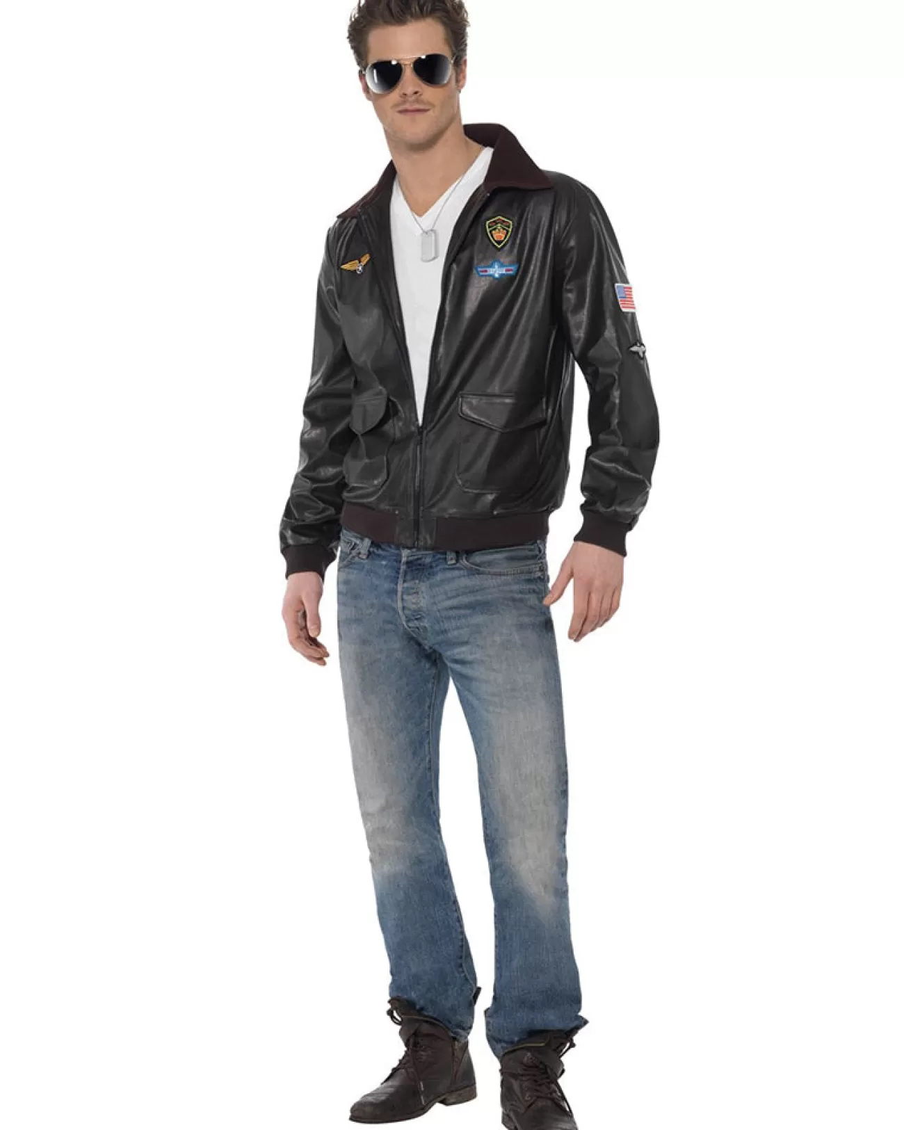 Smiffys Top Gun Mens Jacket>Men Men's Costumes