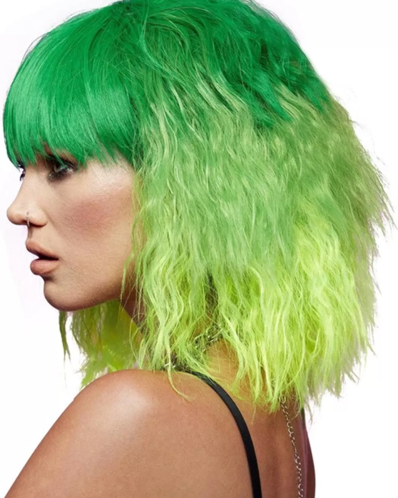 Smiffys Trash Goddess Green Wig> Halloween Wigs