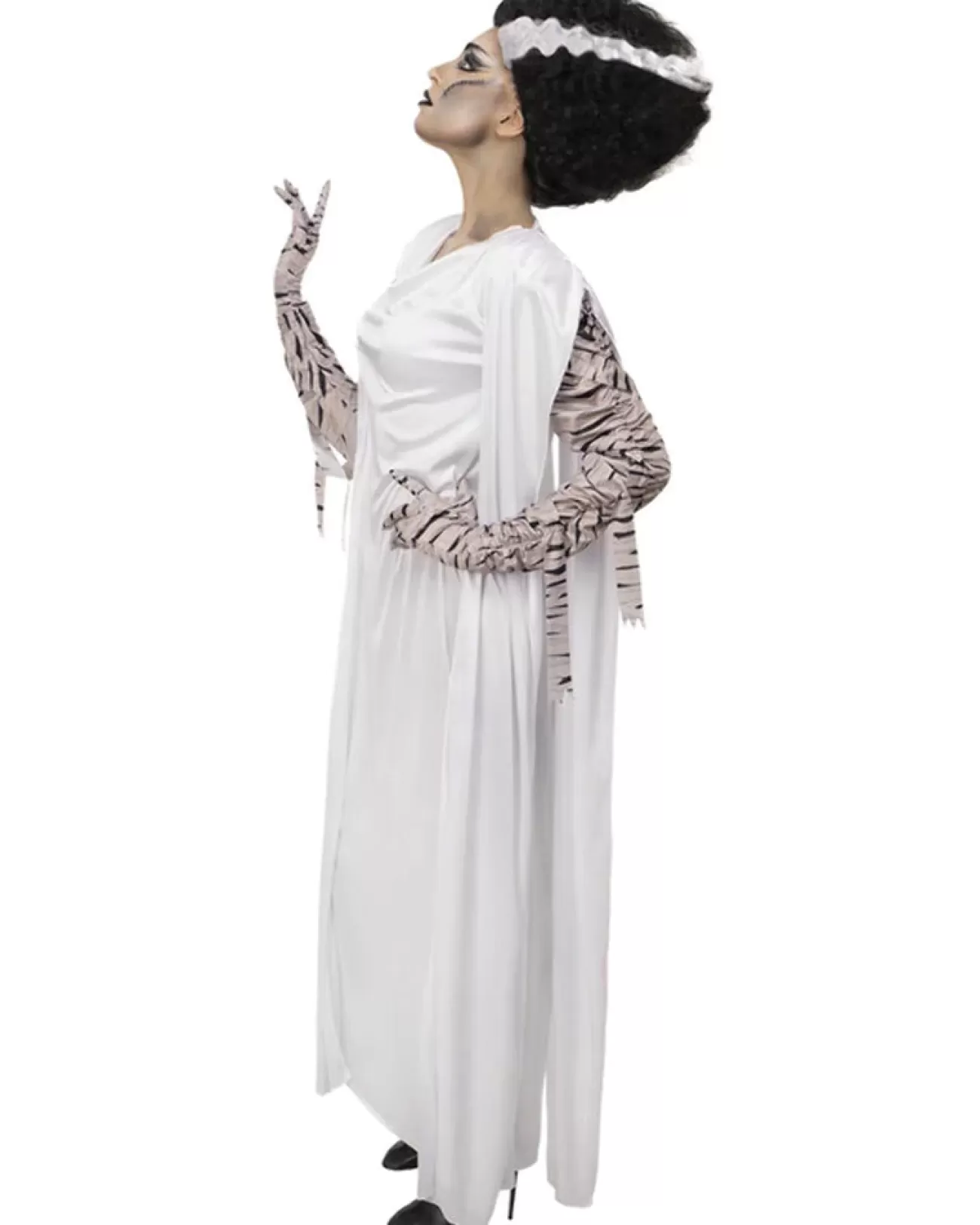 Smiffys Universal Studios Monsters Bride Of Frankenstein Womens Costume> Horror Movies