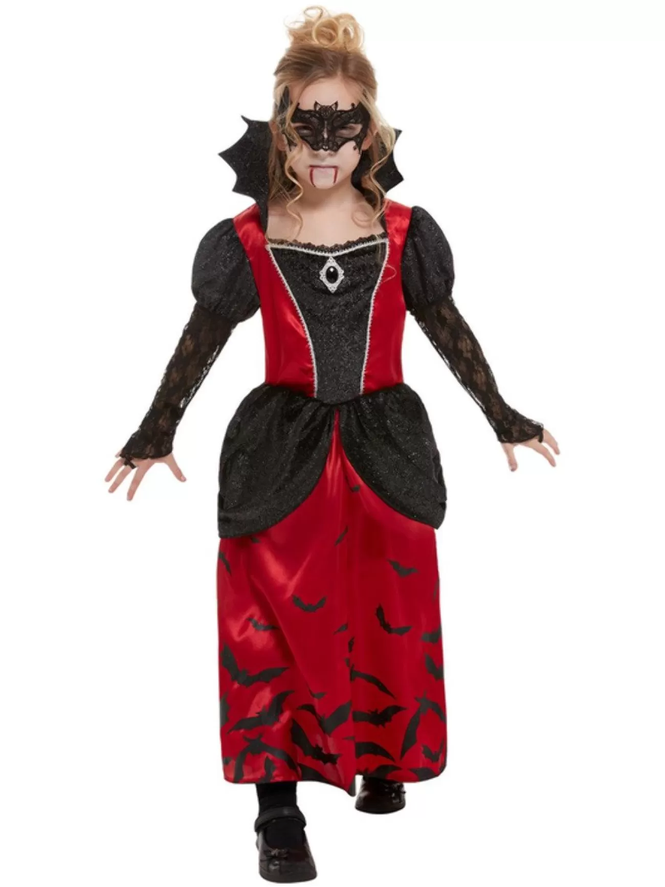 Smiffys Vampire Girls Costume With Eyemask>Kids Kids Costumes