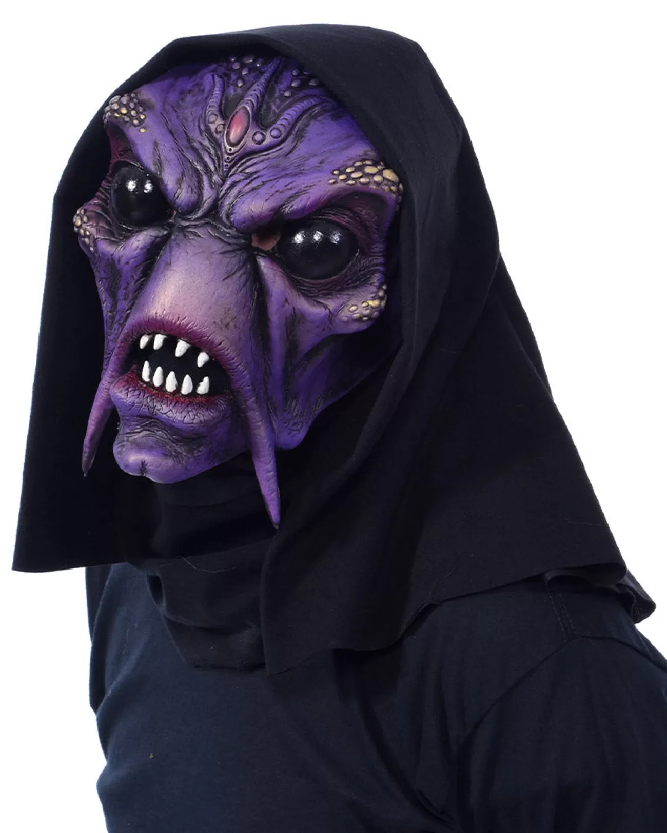 Zagone Studios Venutian Alien Monster Hooded Premium Mask With Moving Mouth> Halloween Masks