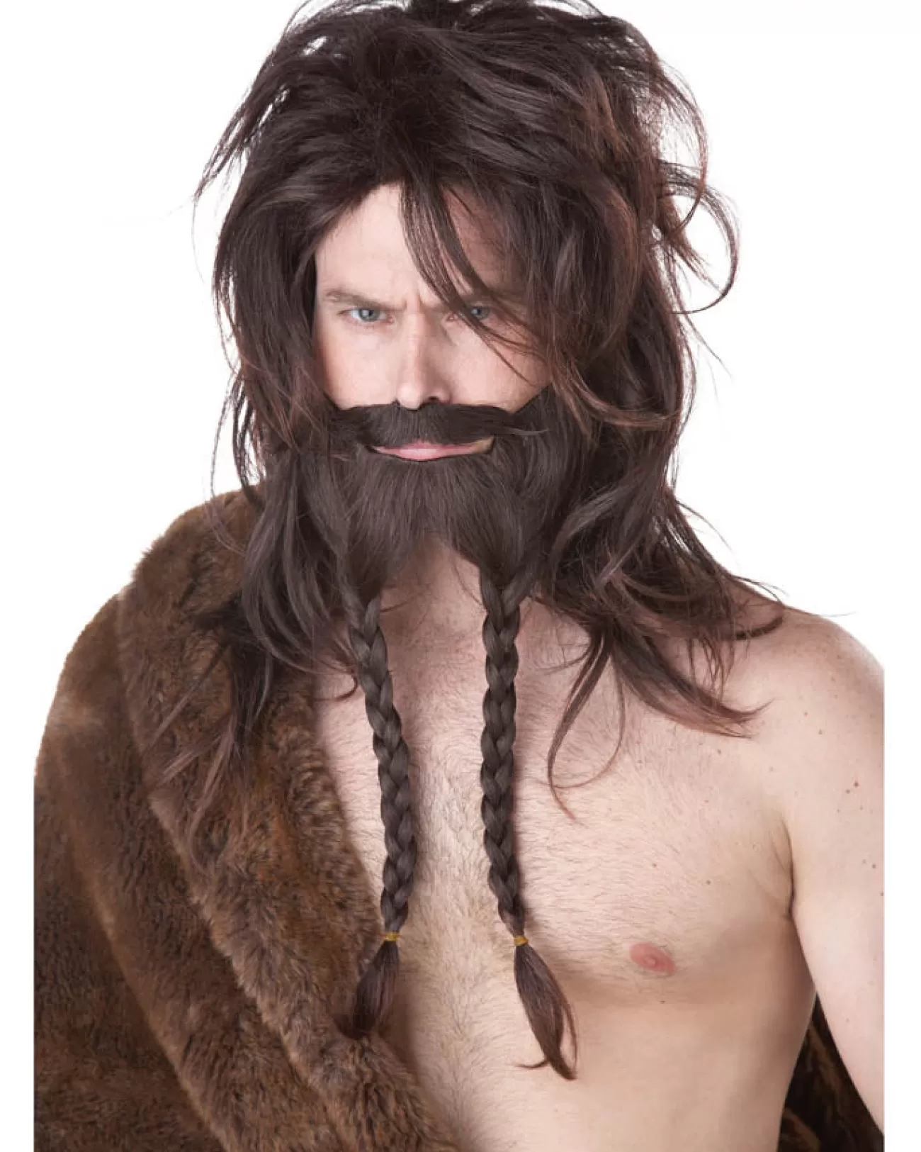 California Costumes Viking Beard And Brown Wig> Halloween Wigs