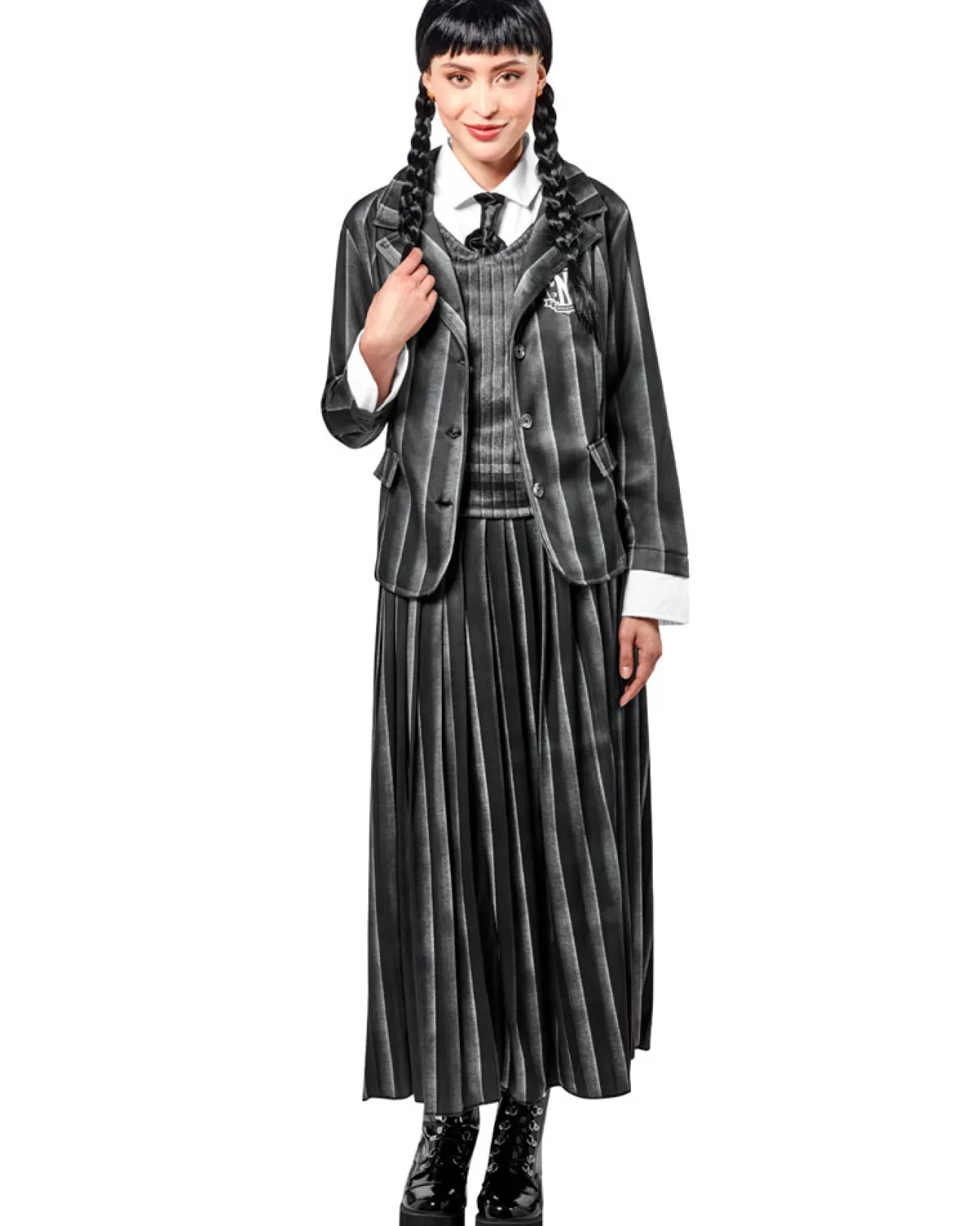 Rubies Wednesday Nevermore Academy Black Wednesday Deluxe Womens Costume>Women Women's Costumes