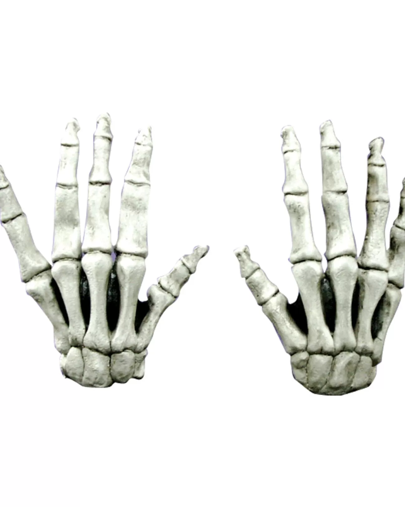 Ghoulish Productions White Skeleton Hand Gloves> Scary Skeletons