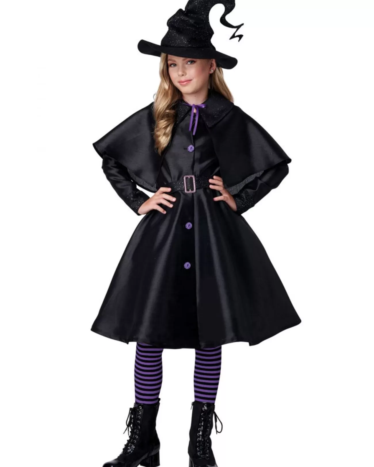 California Costumes Witch Coven Coat Girls Costume>Kids Kids Costumes