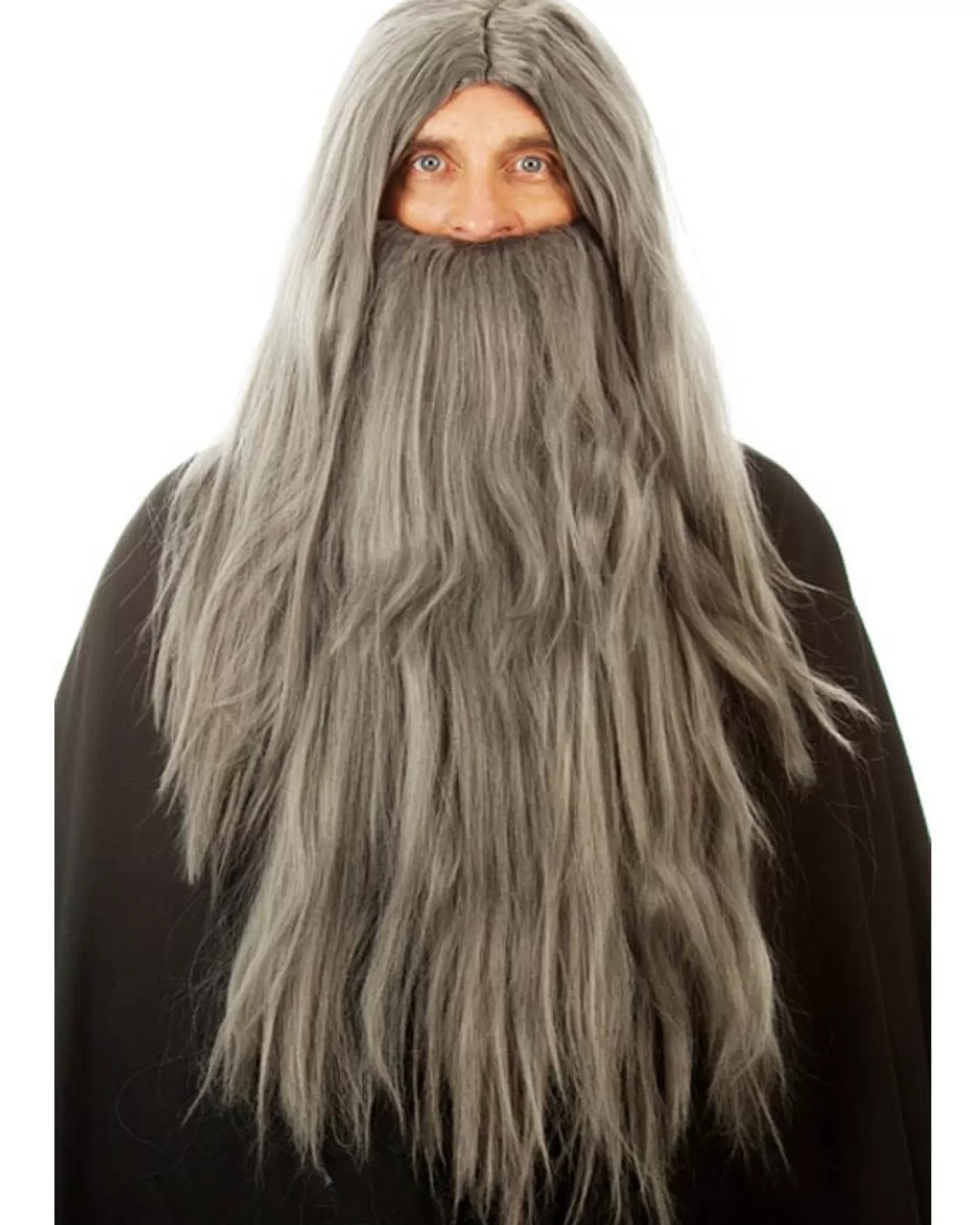 Allaura Wigs and Hair Wizard Beard And Grey Wig> Halloween Accessories