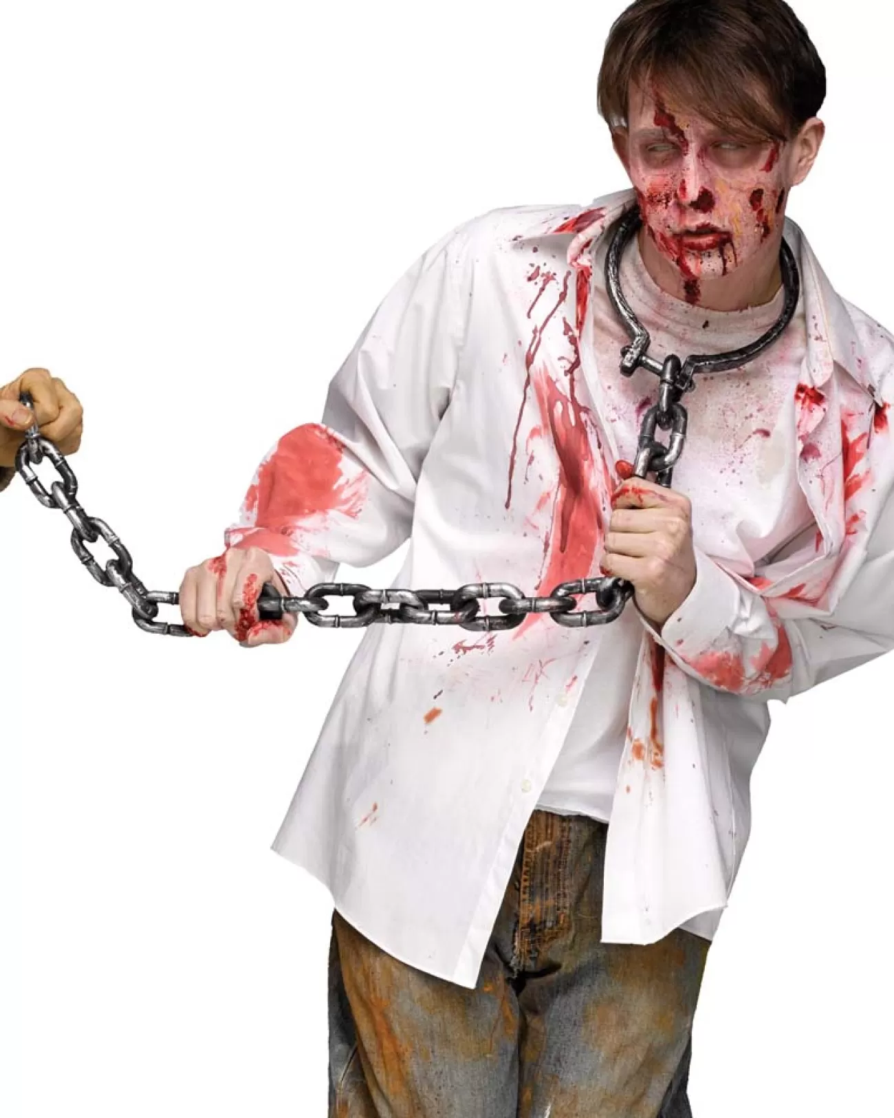 Fun World Zombie Leash With Chain> Halloween Accessories