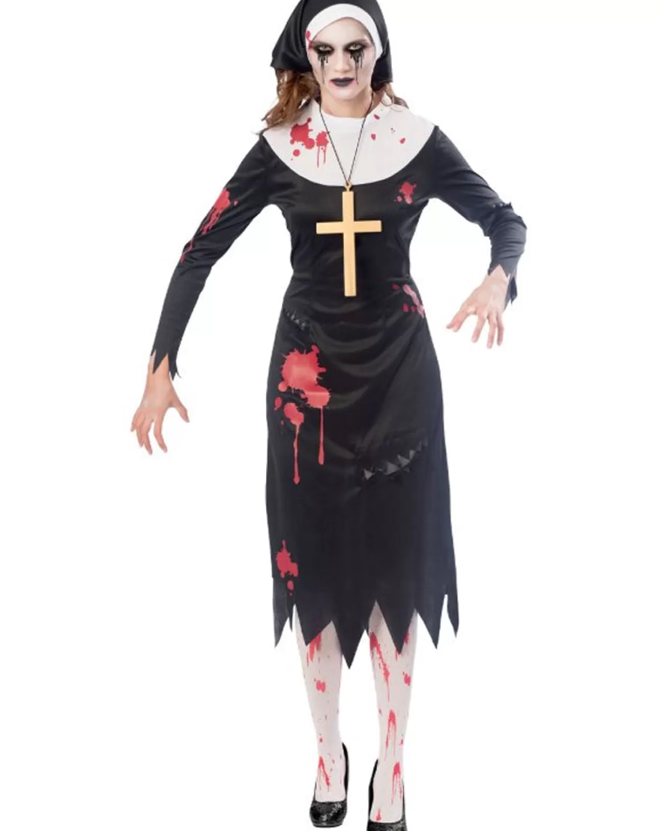 Amscan AU Zombie Nun Womens Costume>Women Women's Costumes