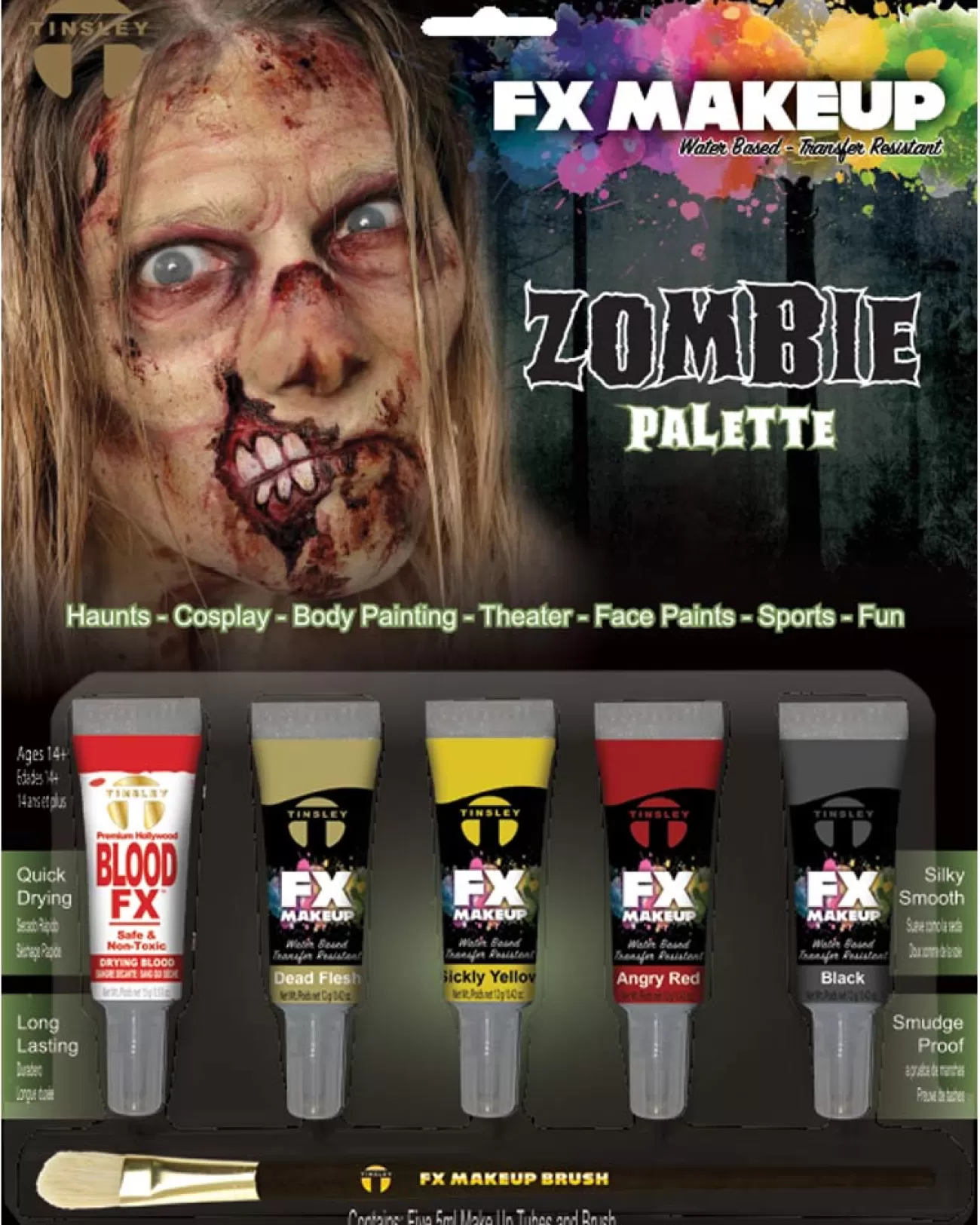 Tinsley Transfers Zombie Palette> Halloween Accessories