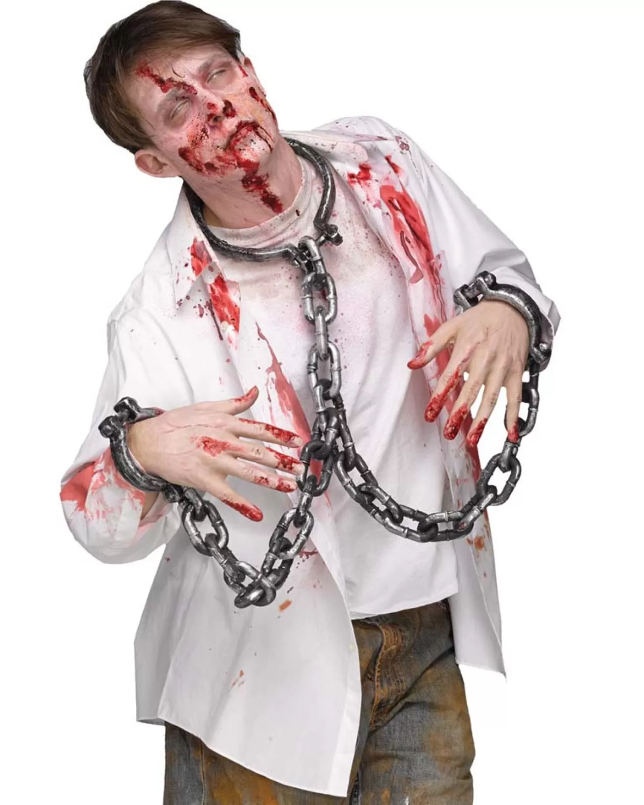 Fun World Zombie Restraint Shackles And Collar> Zombie Apocolypse