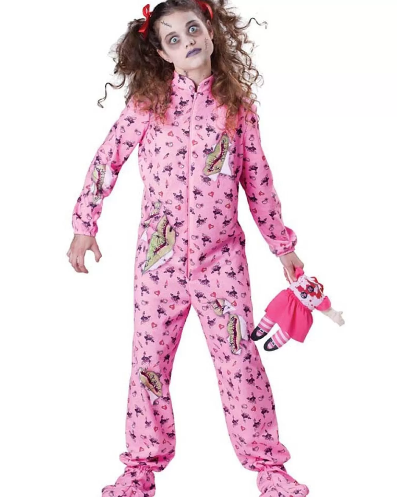 In Character Zombie Sleepover Girls Costume>Kids Kids Costumes