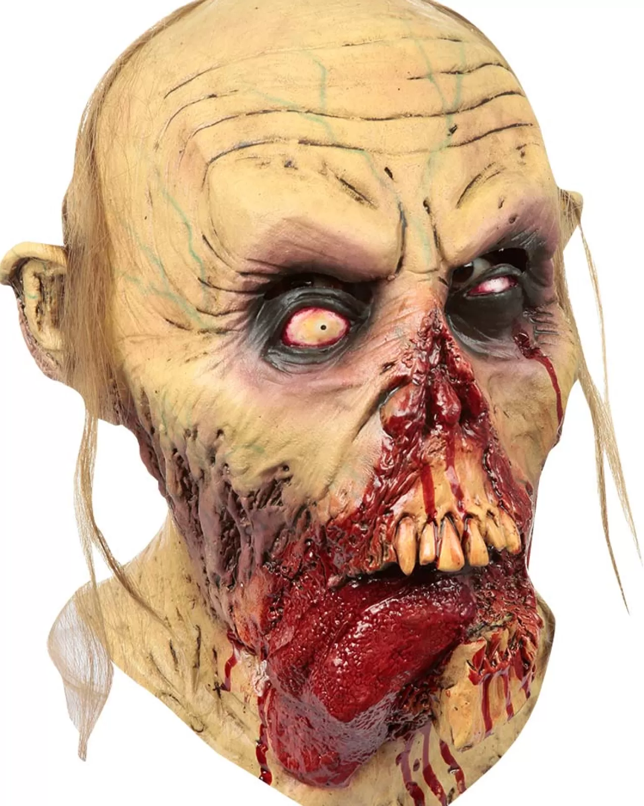 Ghoulish Productions Zombie Tongue Latex Mask> Halloween Masks